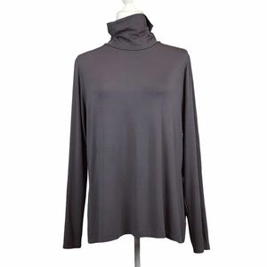 Tahari Long Sleeve Mock Neck T-shirt Size XL